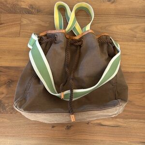 Gap Vintage denim canvas large bag shoulder crossbody tote